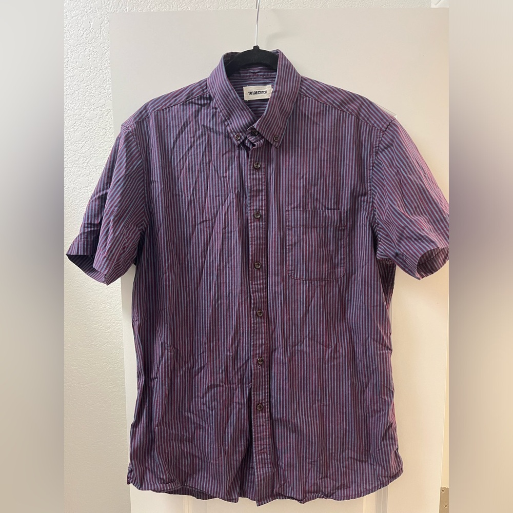 Taylor Stitch the “Jack” short sleeve button down.  Large 42